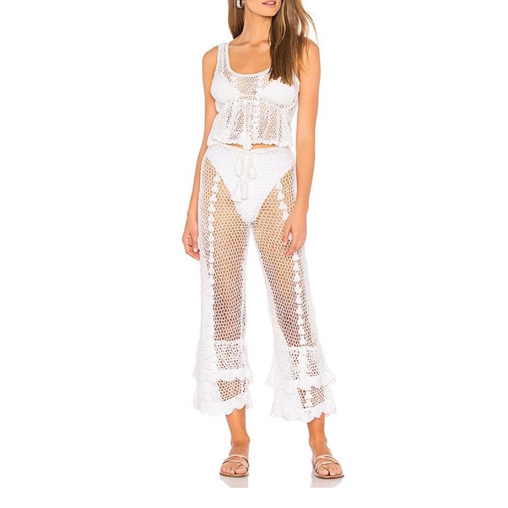 LPA Revolve crochet set (bathing suit cover up)